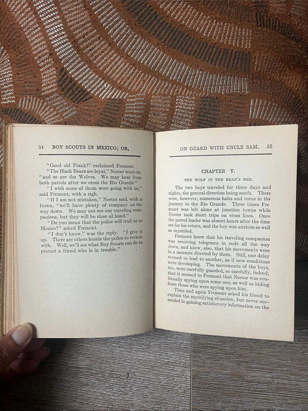 Boy Scouts Vintage Hardcover Book - Yellow & Black Cover 1911
